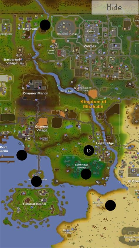 Osrs Fairy Ring Locations Map