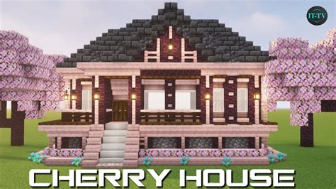 Building A CHERRY BLOSSOM HOUSE In Minecraft - TUTORIAL - YouTube