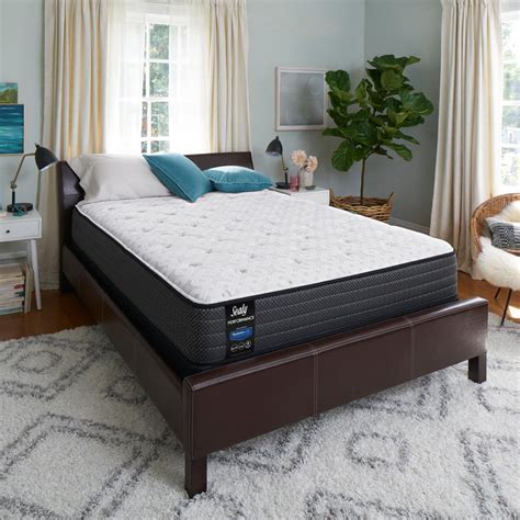 Sealy Response Performance 12 in. Queen Plush Tight Top Mattress Set ...