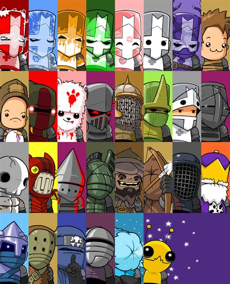 Castle Crashers Portraits by JohnnyUtah on Newgrounds