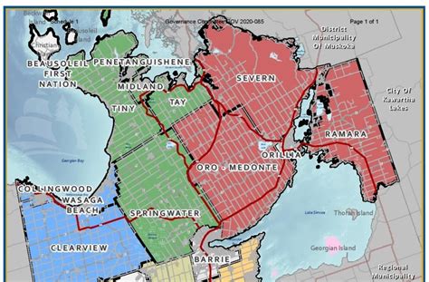 Map Of Simcoe County