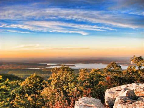 Sunset at Mt. Nebo | Looking at the River Valley from Mt. Ne… | Flickr