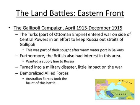 PPT - The Land Battles: Eastern Front PowerPoint Presentation, free ...