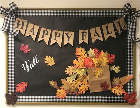 Fall work bulletin board | Fall classroom decorations, Thanksgiving ...