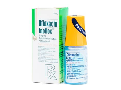 Inoflox Ophthalmic | Antibacterial Eye Drops - Unilab