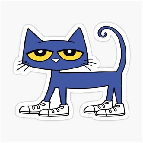 "Pete the Cat: I Love My White Shoes" Sticker for Sale by ...