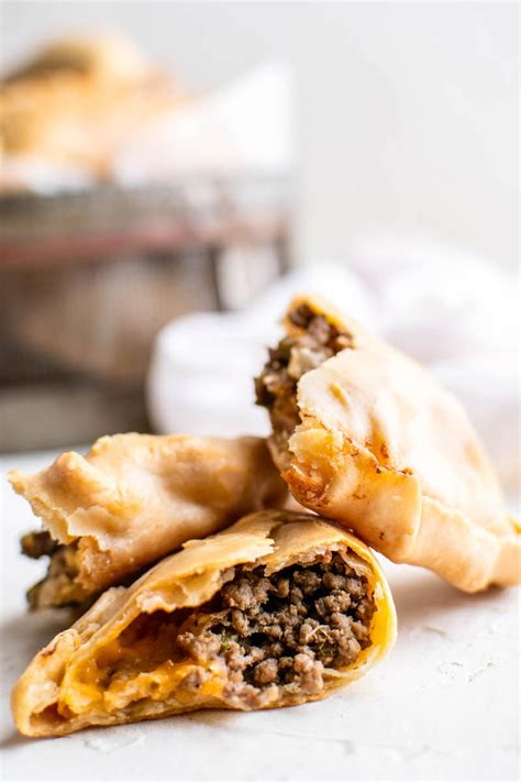 Cheesy Beef Empanadas | Homemade Ground Beef Empanadas Recipe