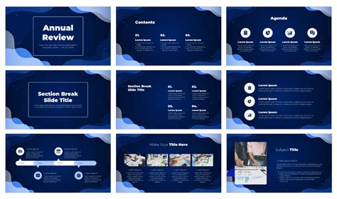 Year In Review Powerpoint Template