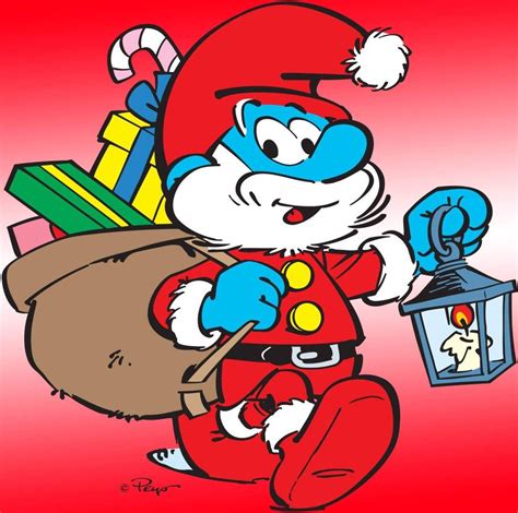 Pin by Daniel Madison on Smurfs | Christmas cartoon characters ...