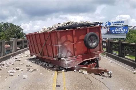 Some Traffic Allowed on Damaged Morgan City Bridge