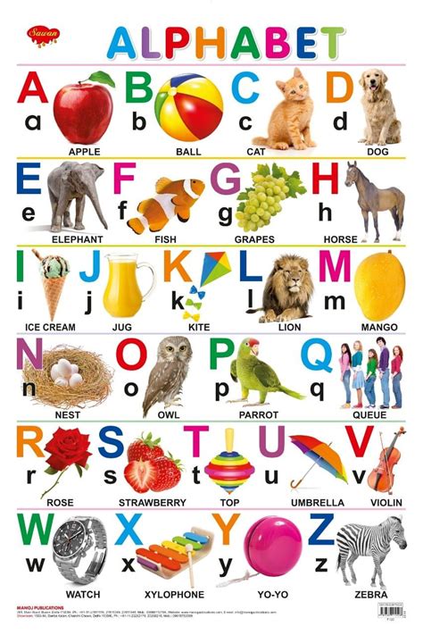 Alphabet Wall Chart | Hello Book Mine English Activities For Kids ...