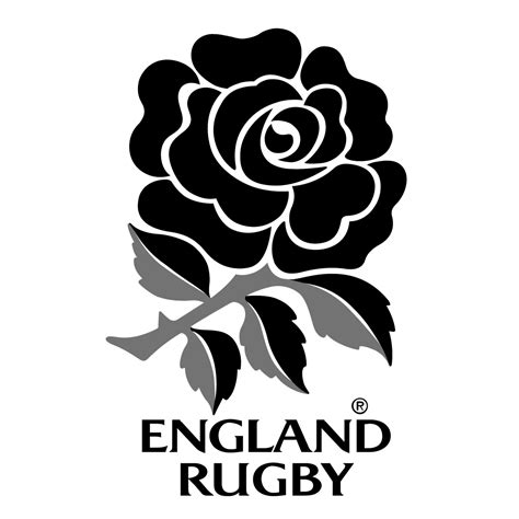 England Rugby Logo Black and White – Brands Logos