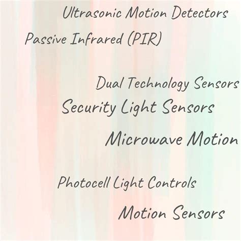 Types of Security Light Sensors and Their Uses: Understanding Your Options