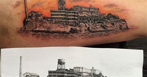 Realistic tattoo of Alcatraz San Francisco | Tattoos | Pinterest ...