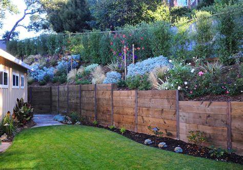 Building Wood Retaining Wall On Slope - Wall Design Ideas