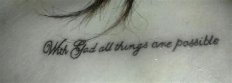 Tattoo with God all things are possible God Pictures, Editing Pictures ...