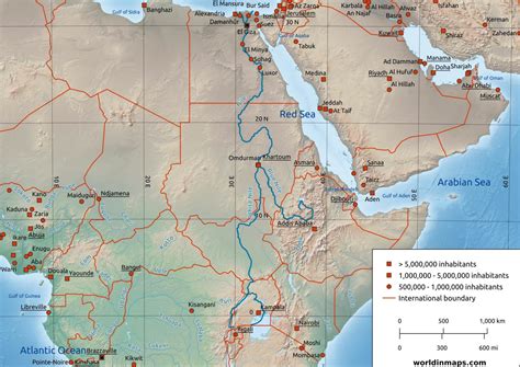 Nile - World in maps