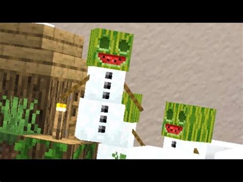 Melon Golem - Minecraft Earth mobs - YouTube