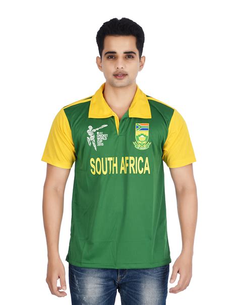 Buy South Africa Cricket Jersey Half Sleeves T Shirt Online @ ₹499 from ...