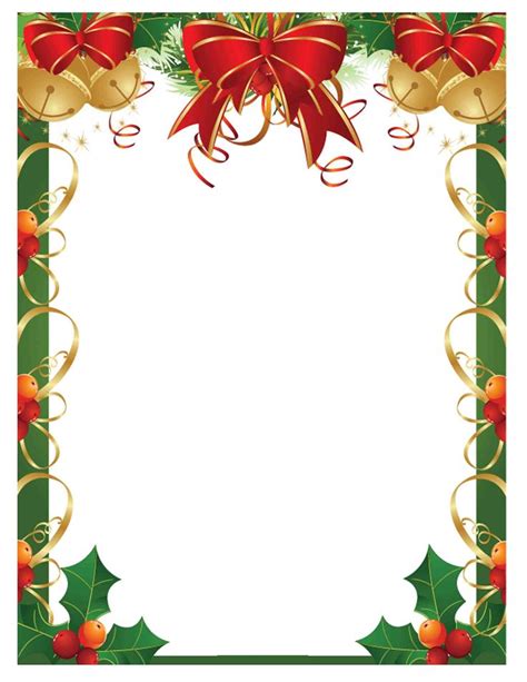 Free Christmas Border Templates Web Christmas Borders And Frames Add An ...