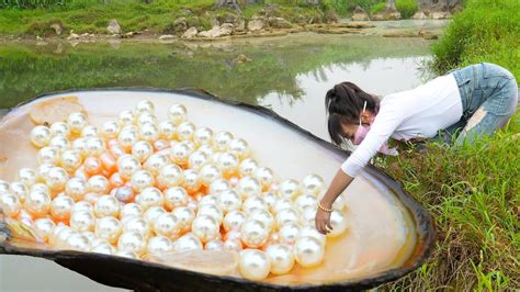 Giant pearl clams grew in the river, but unexpectedly, they were filled ...