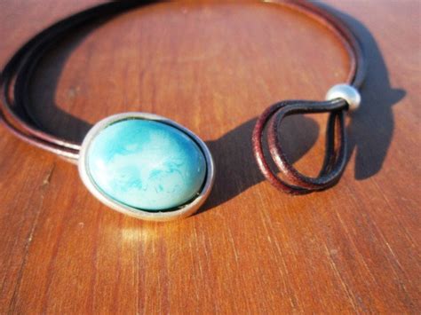 Turquoise Necklace Turquoise Choker Turquoise Jewelry - Etsy