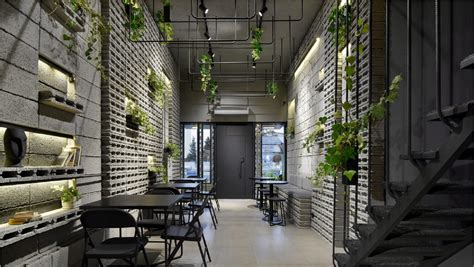 Cafe Interior Wall Design