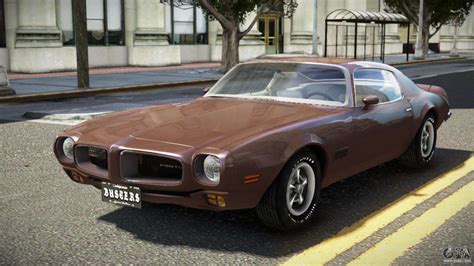 Pontiac Firebird SR for GTA 4