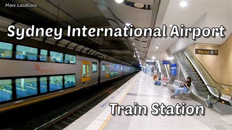 Sydney International Airport Train Station | Sydney Trains - YouTube