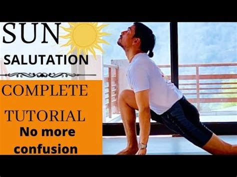 STEP BY STEP SURYA NAMASKAR FOR BEGINNERS | COMPLETE SUN SALUTATION ...