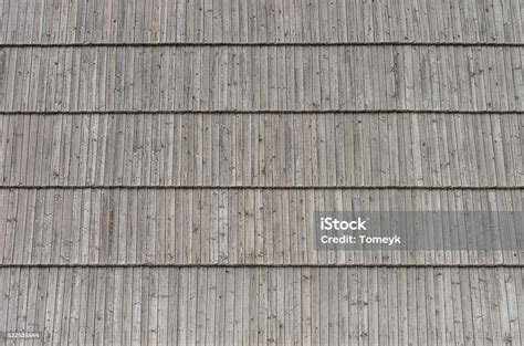 Weathered Fir Wood Shingle Roof Texture Stock Photo - Download Image ...