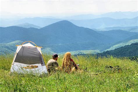 Camping in the Great Smoky Mountains, NC