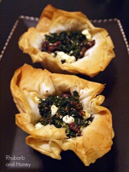 Spinach and Feta Phyllo Cups | Spinach, feta, Best vegetarian recipes, Feta