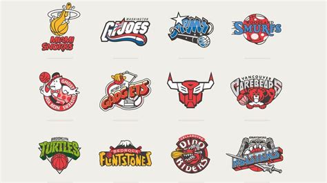 Classic 80s cartoons get in the game with redesigned NBA logos | Nba ...