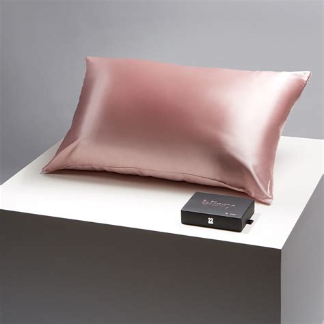 Blissy 100% Mulberry 22-Momme Silk Pillowcase - Pink - Queen