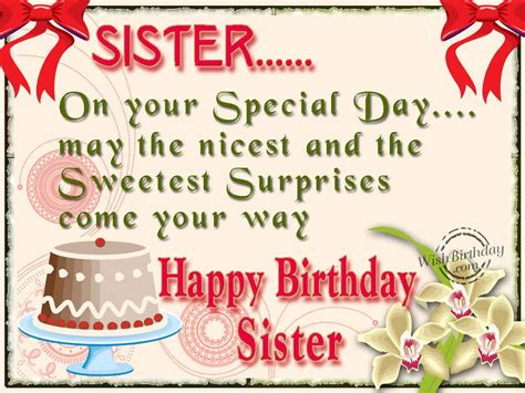 Happy Birthday Sister - Birthday Wishes, Happy Birthday Pictures