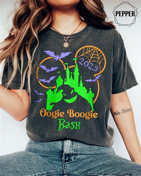 Disney Halloween 2023 Comfort Colors Shirt, Oogie Boogie Bash 2023 ...