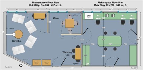 Makerspace design, Makerspace, School floor plan