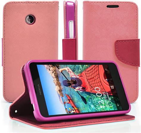 Amazon.com: Nokia Lumia 635 Case, MagicMobile Hybrid PU Leather Flip ...