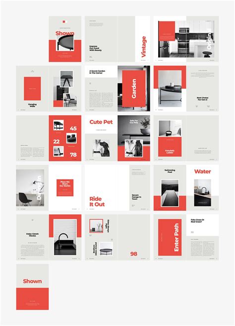 SHOWN Interior Design Catalog by flowless on @creativemarket Poster ...