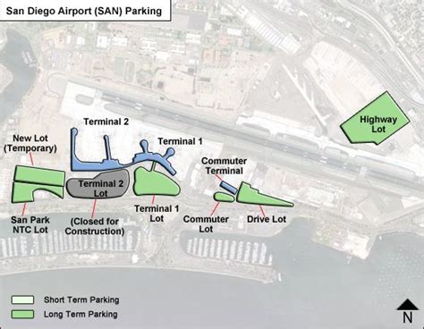 San Diego Airport Parking | SAN Airport Long Term Parking Rates & Map