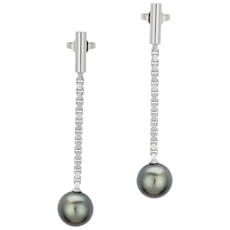 Gucci Tahitian Pearl Drop Earrings at 1stDibs