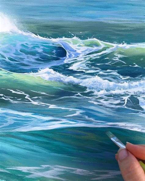 Painting Ocean: Step By Step Guide For Beginners | Ocean painting ...