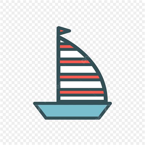 Vessel Clipart Transparent PNG Hd, Blue Sailing Vessel, Sailboat ...