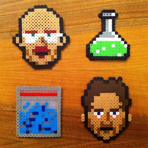 How to: Make 8-Bit “Breaking Bad” Perler Bead Pixel Art - ManMadeDIY