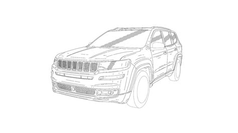 3-row Jeep SUV revealed in patent drawings