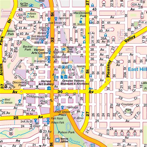 Vernon, BC Map by Mapmobility Corp. | Avenza Maps