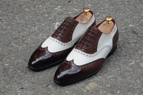 Men Brown and White Spectator Men Spectator Shoes Shoes | Etsy