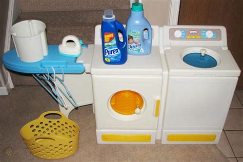 LITTLE TIKES WASHER/ DRYER COMBO W/ IRONING BOARD/IRON! | #59317959