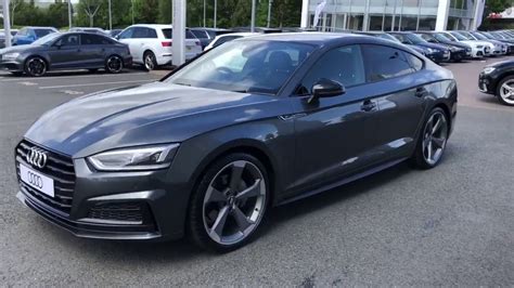 Brand New Audi A5 Sportback Black Edition for sale at Stoke Audi - YouTube